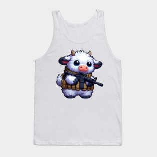 Fluffy Cow Tank Top